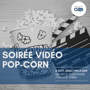 Soirée vidéo pop-corn - 6 octobre 2026